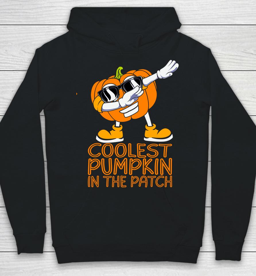 Coolest Pumpkin In The Patch Halloween Jackolantern Hoodie