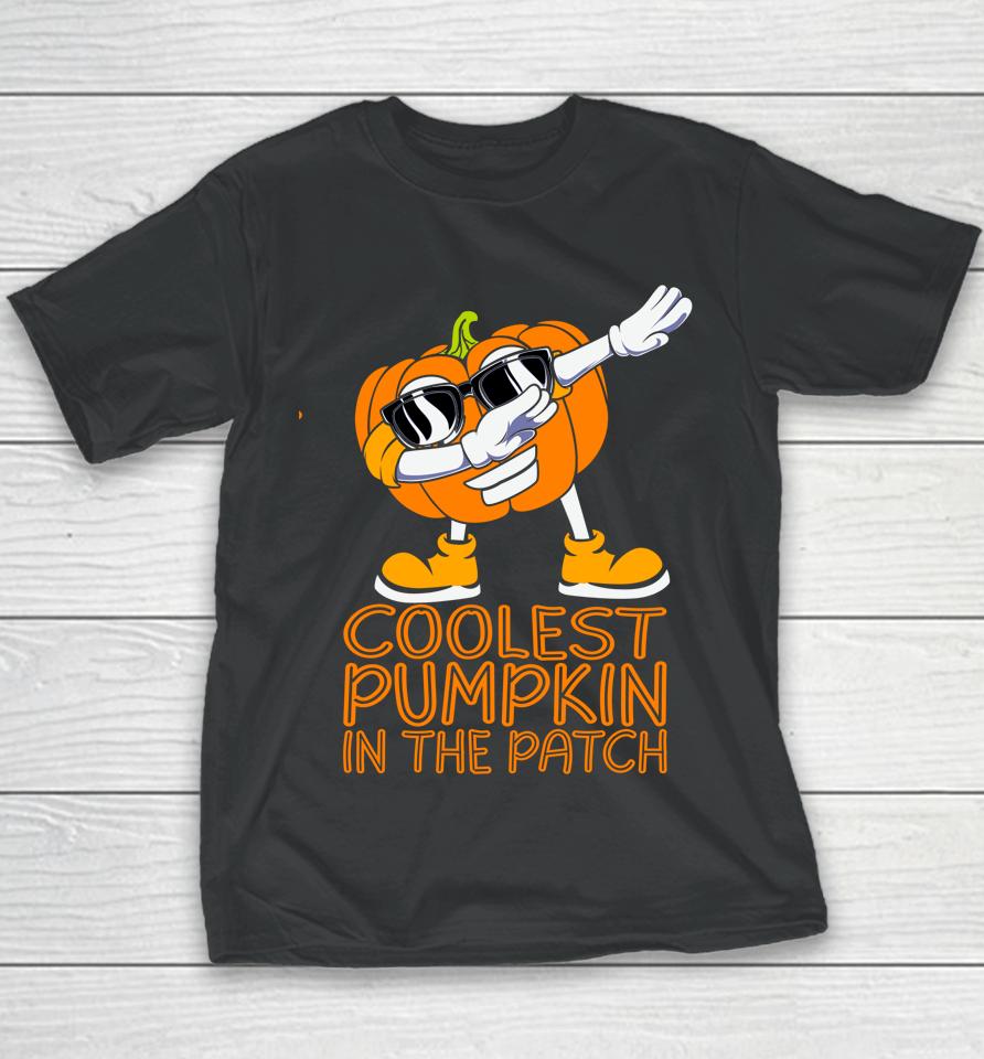Coolest Pumpkin In The Patch Halloween Jackolantern Youth T-Shirt