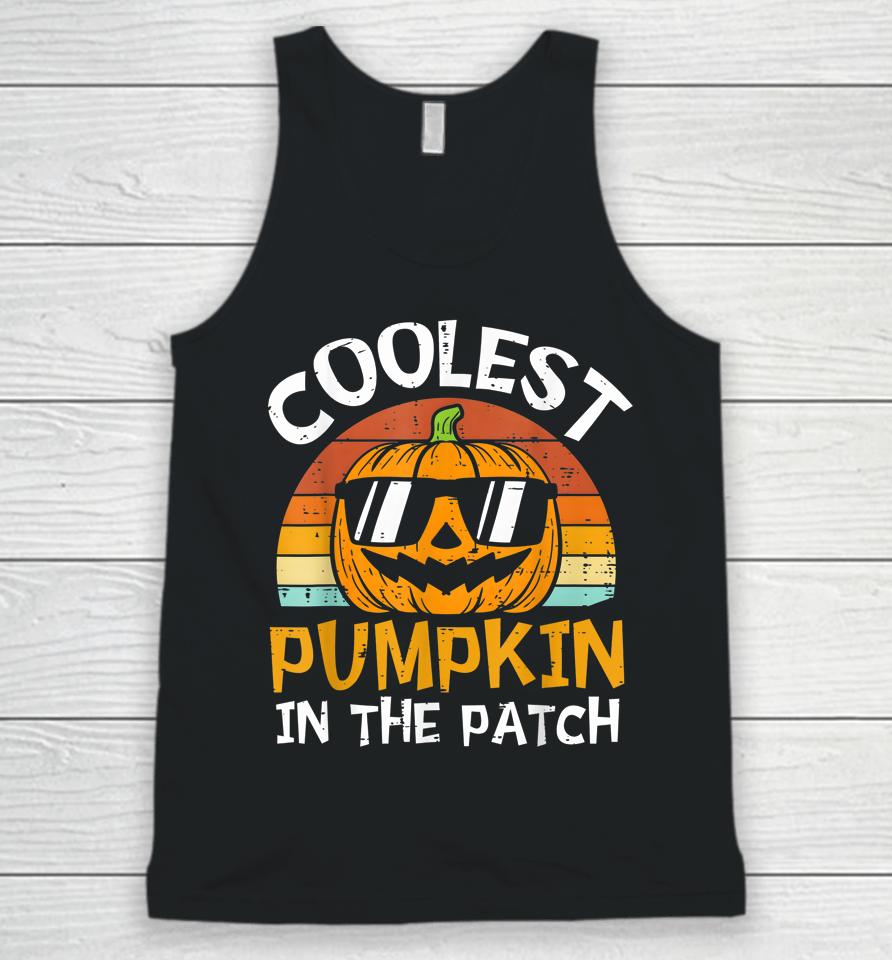 Coolest Pumpkin In The Patch Halloween Unisex Tank Top