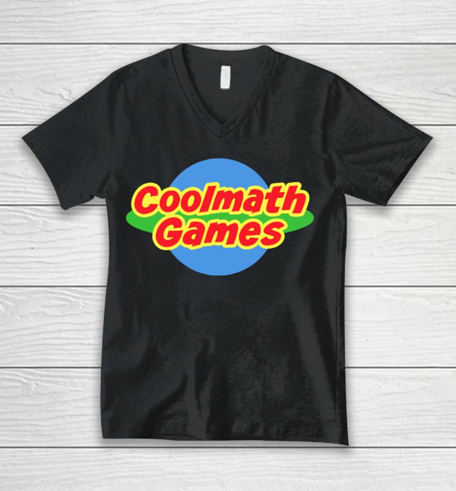 Coolmath Games Logo 2024 Unisex V-Neck T-Shirt
