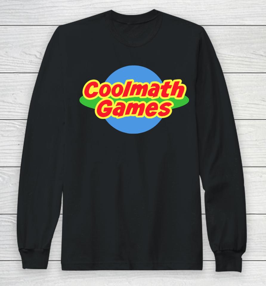 Coolmathgames Merch Coolmath Games Logo 2024 Long Sleeve T-Shirt