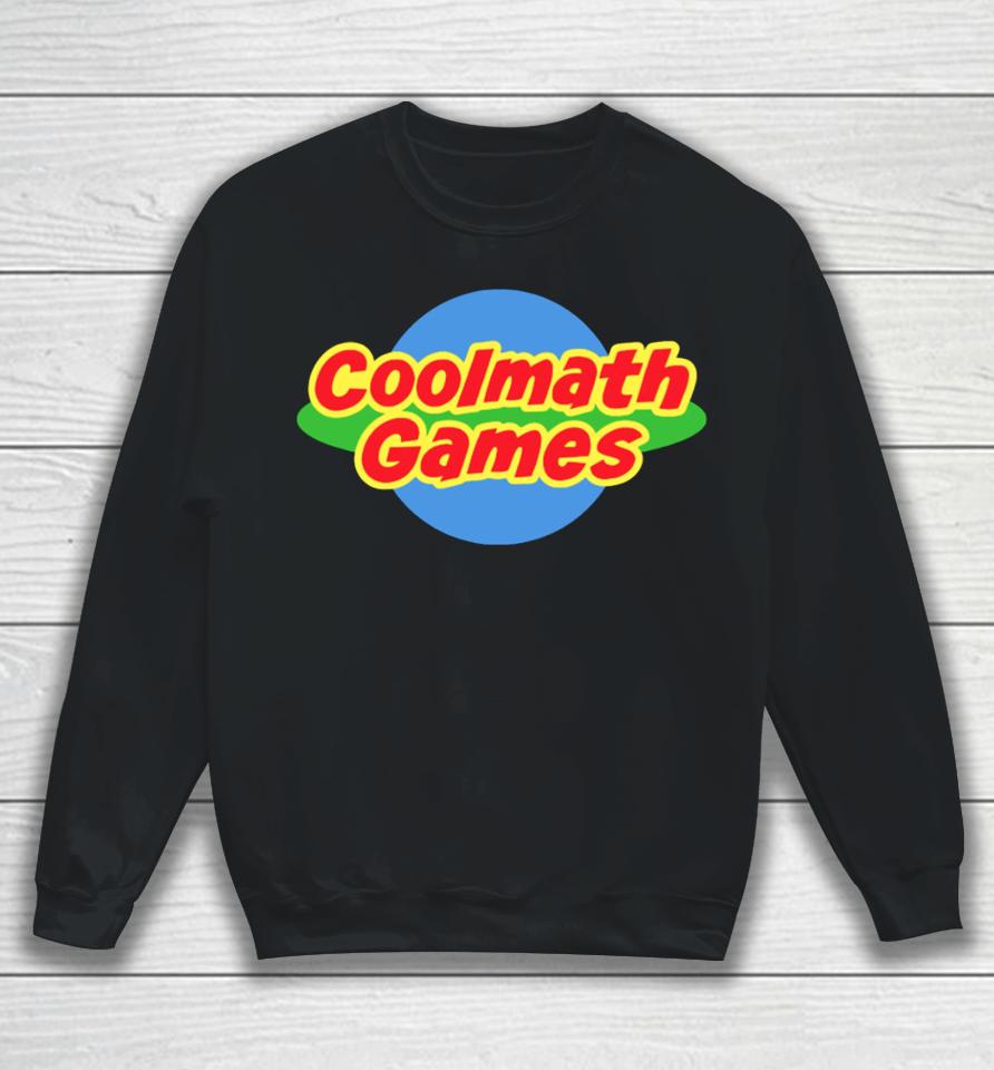 Coolmathgames Merch Coolmath Games Logo 2024 Sweatshirt