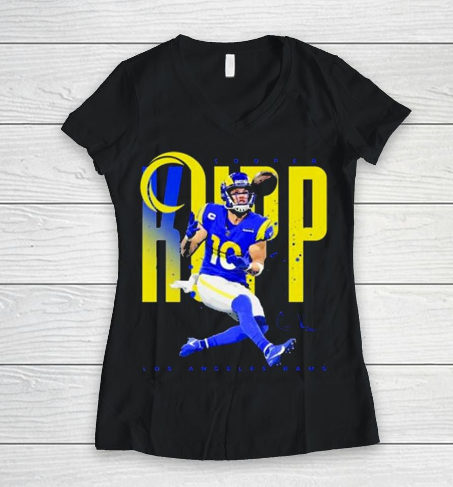 Cooper Kupp Catch Women V-Neck T-Shirt