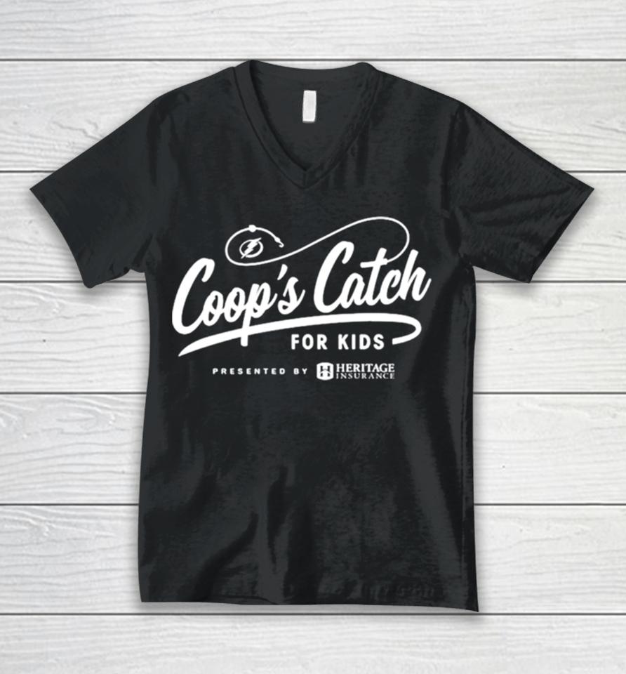 Coop’s Catch For Kids Tampa Bay Lightning T Unisex V-Neck T-Shirt