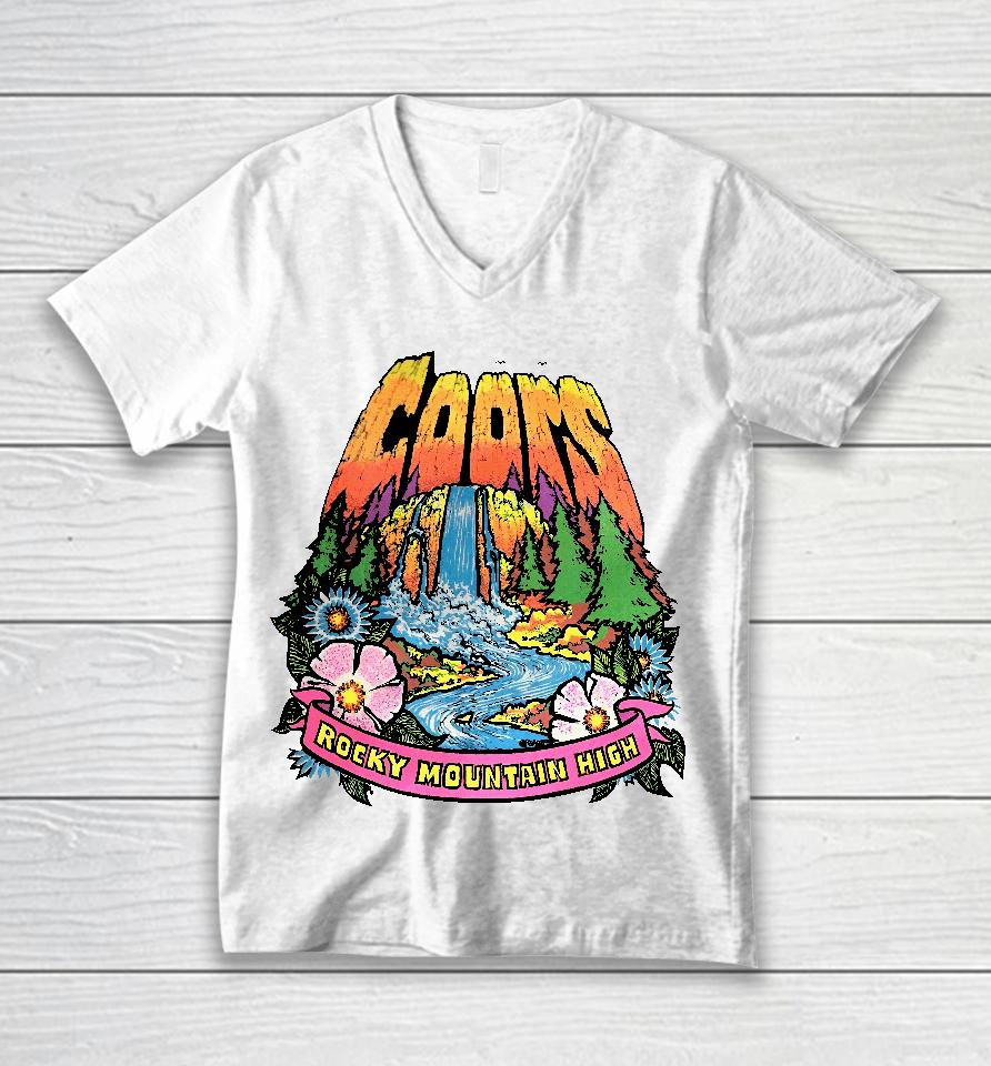 Coors Rocky Mountain High Unisex V-Neck T-Shirt
