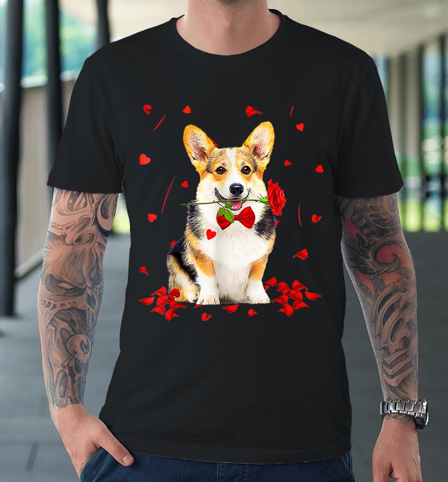 Corgi Valentine's Day Premium T-Shirt