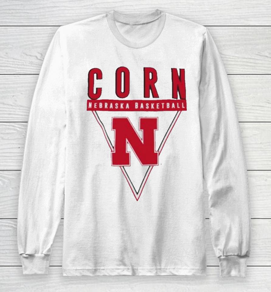 Corn Nebraska Basketball N Long Sleeve T-Shirt