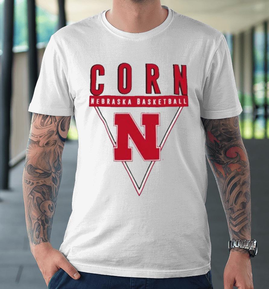 Corn Nebraska Basketball N Premium T-Shirt
