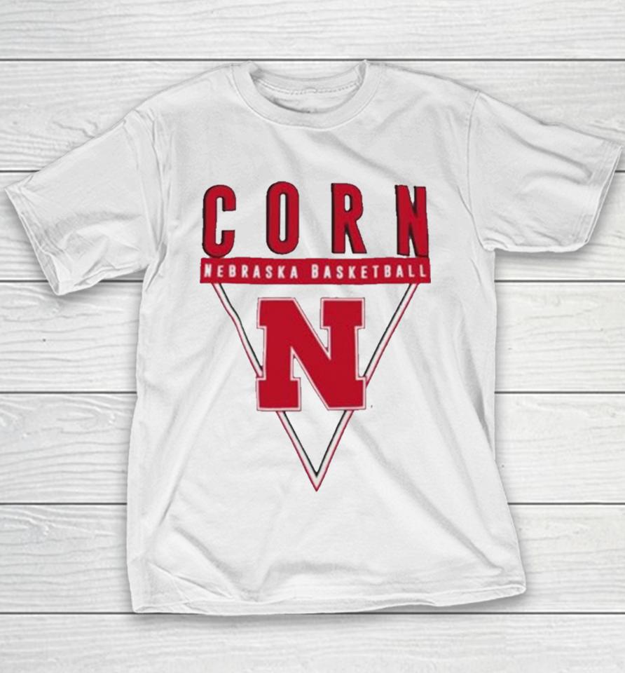 Corn Nebraska Basketball N Youth T-Shirt