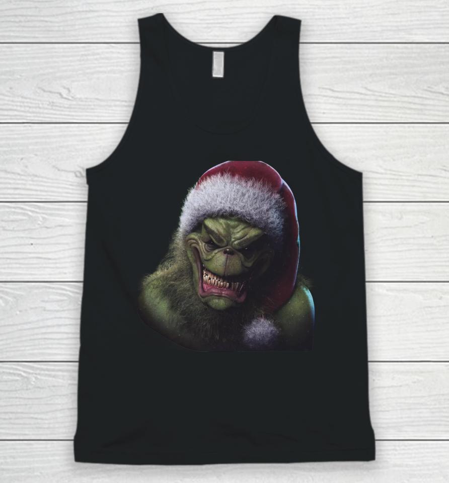 Corn Upblissed The Grinch Horror Unisex Tank Top