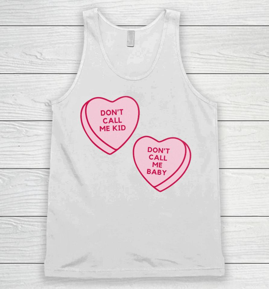 Corneliastreetshirts Don't Call Me Baby Heart Candy Unisex Tank Top