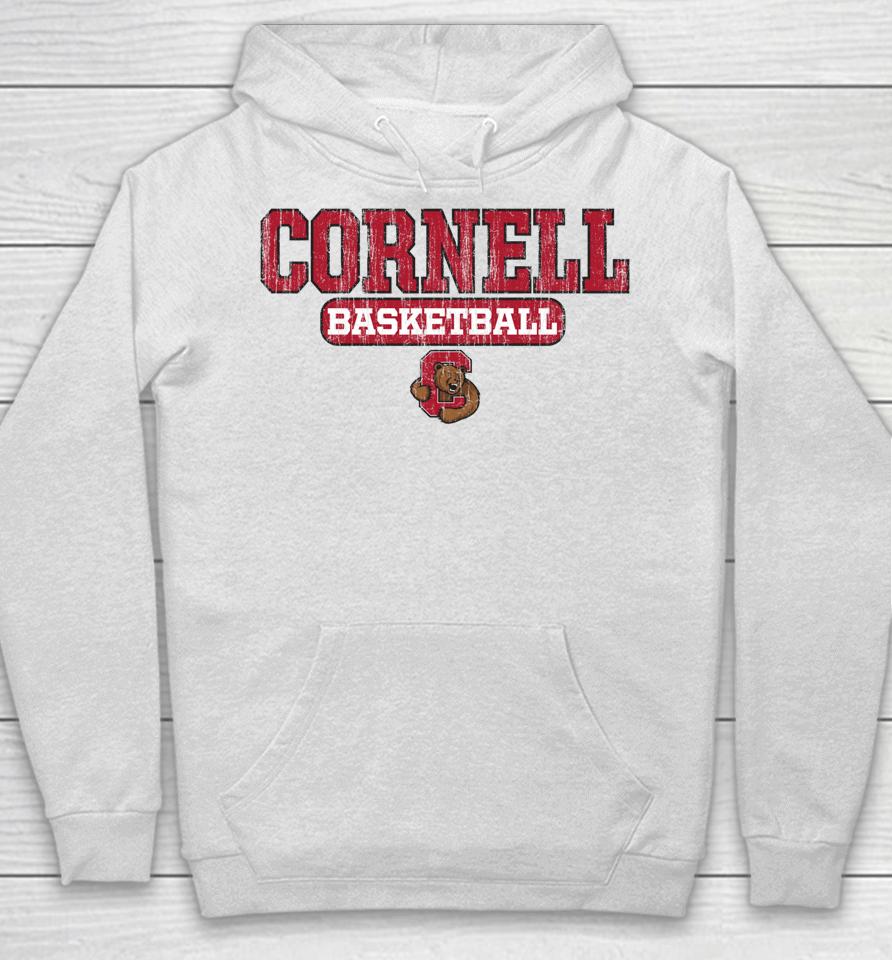 Cornell Big Red Basketball Icon Neutral Hoodie
