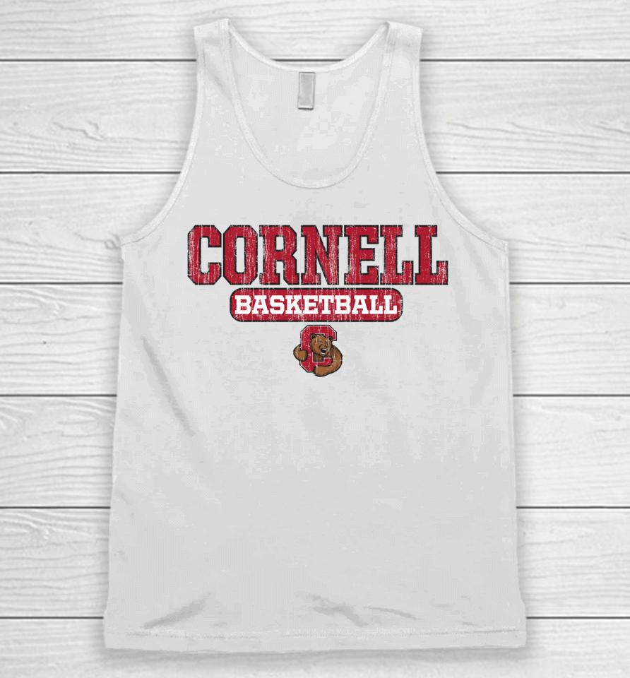 Cornell Big Red Basketball Icon Neutral Unisex Tank Top