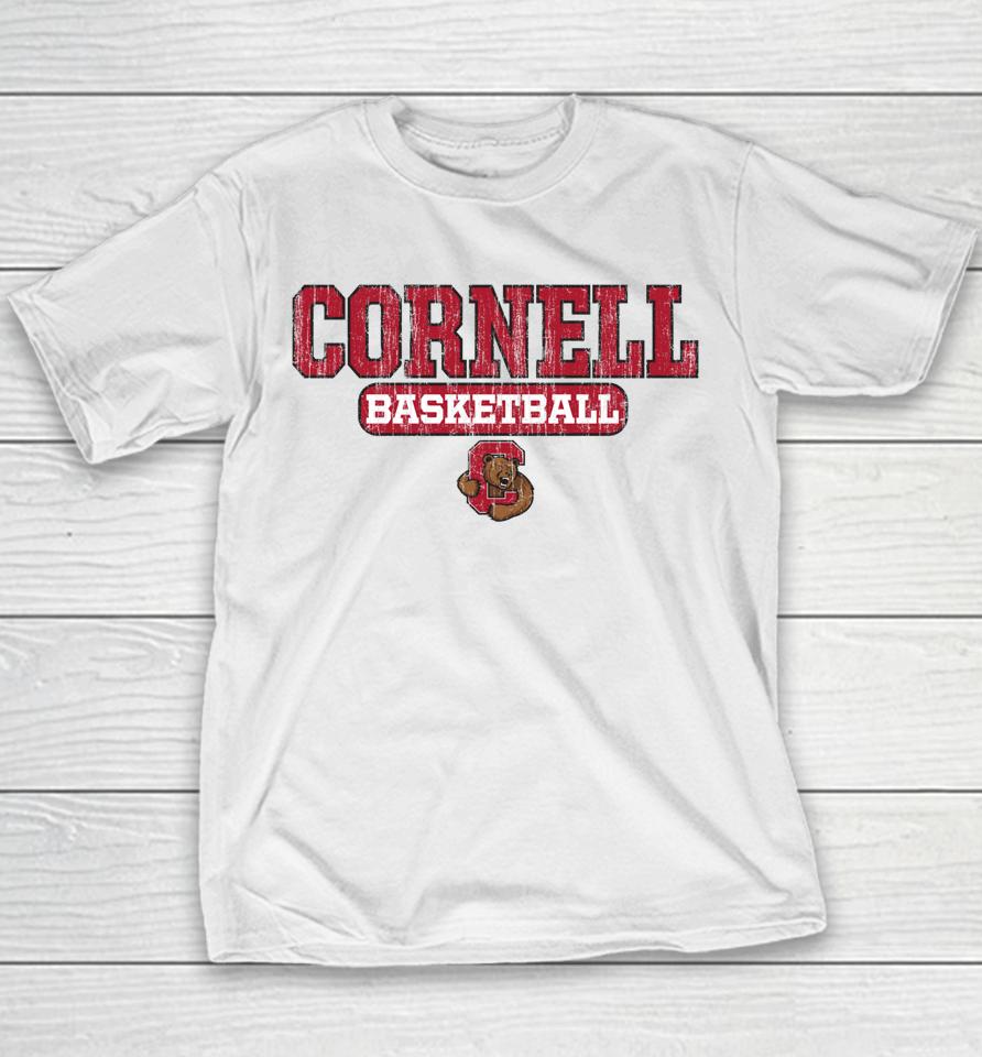 Cornell Big Red Basketball Icon Neutral Youth T-Shirt