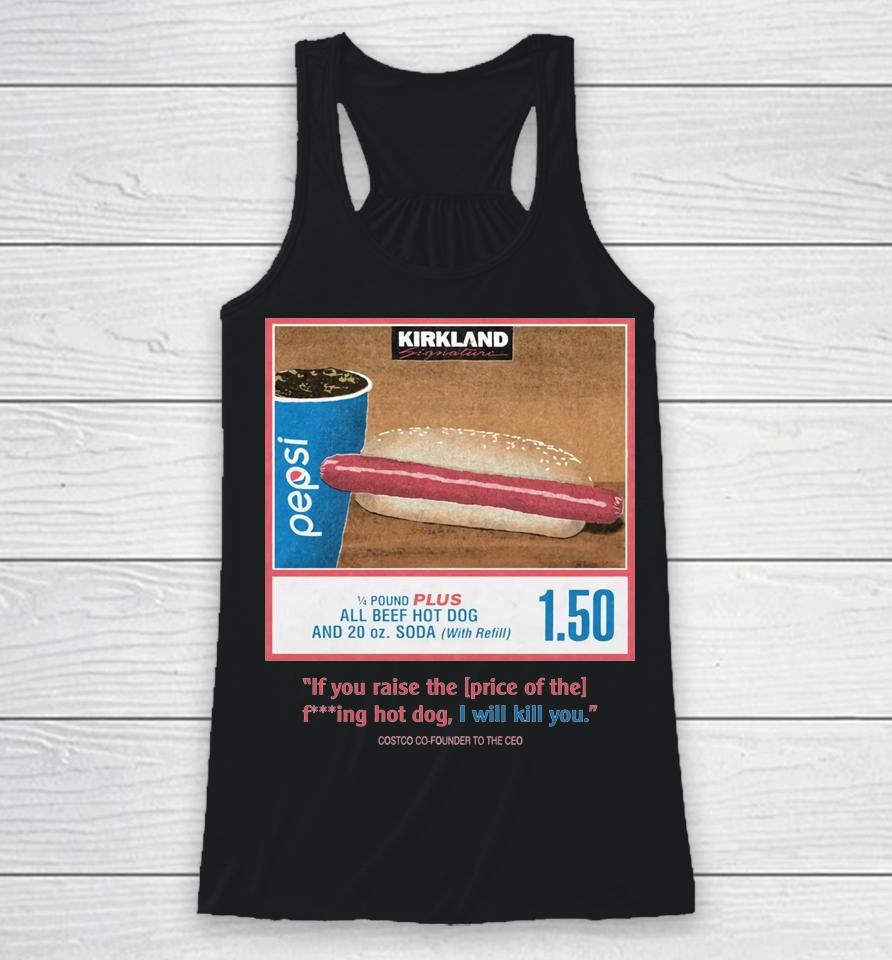 Costco's $1.50 Hot Dog Combo Racerback Tank
