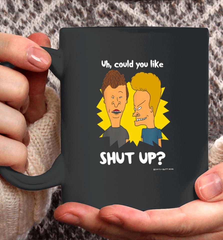 Could You Shut Up Beavis And Butthead Coffee Mug