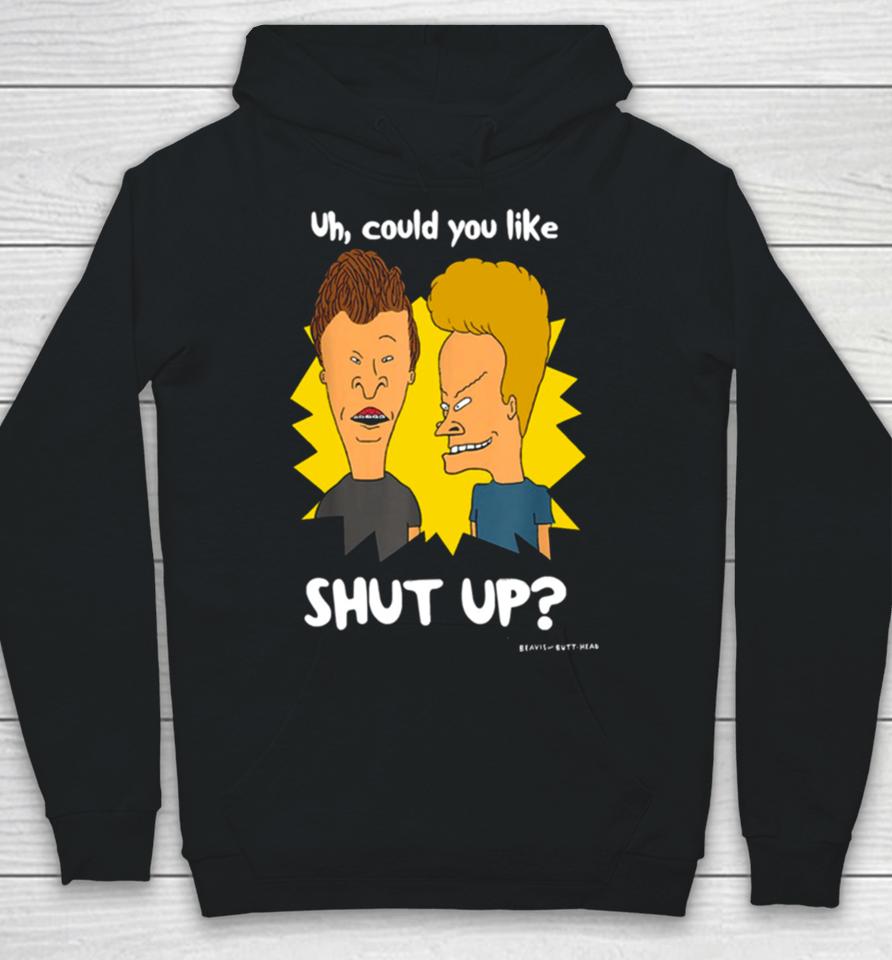 Could You Shut Up Beavis And Butthead Hoodie