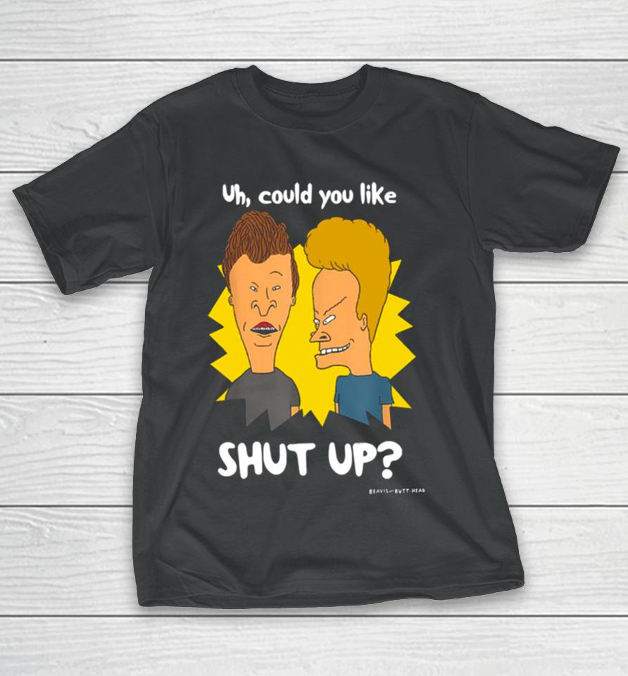 Could You Shut Up Beavis And Butthead T-Shirt