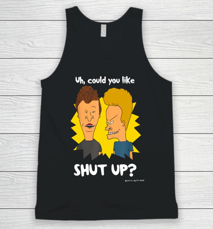 Could You Shut Up Beavis And Butthead Unisex Tank Top