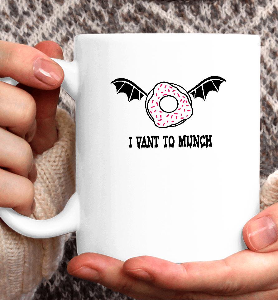 Count Donut I Want To Munch Coffee Mug