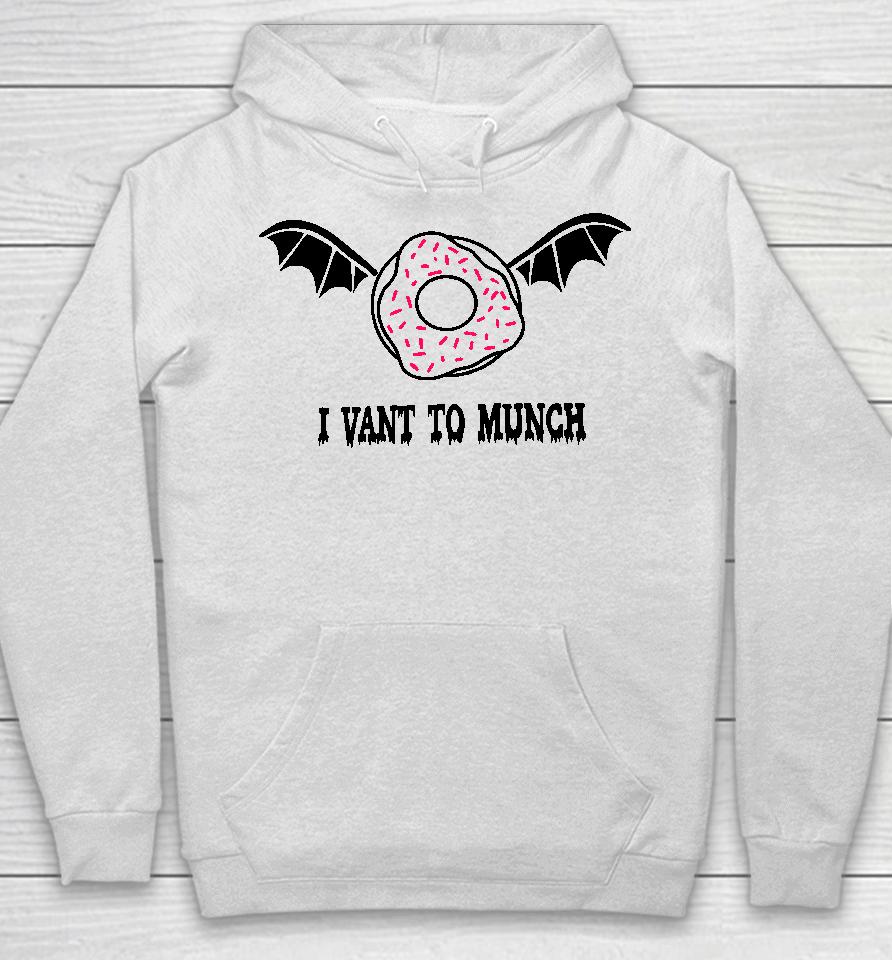 Count Donut I Want To Munch Hoodie