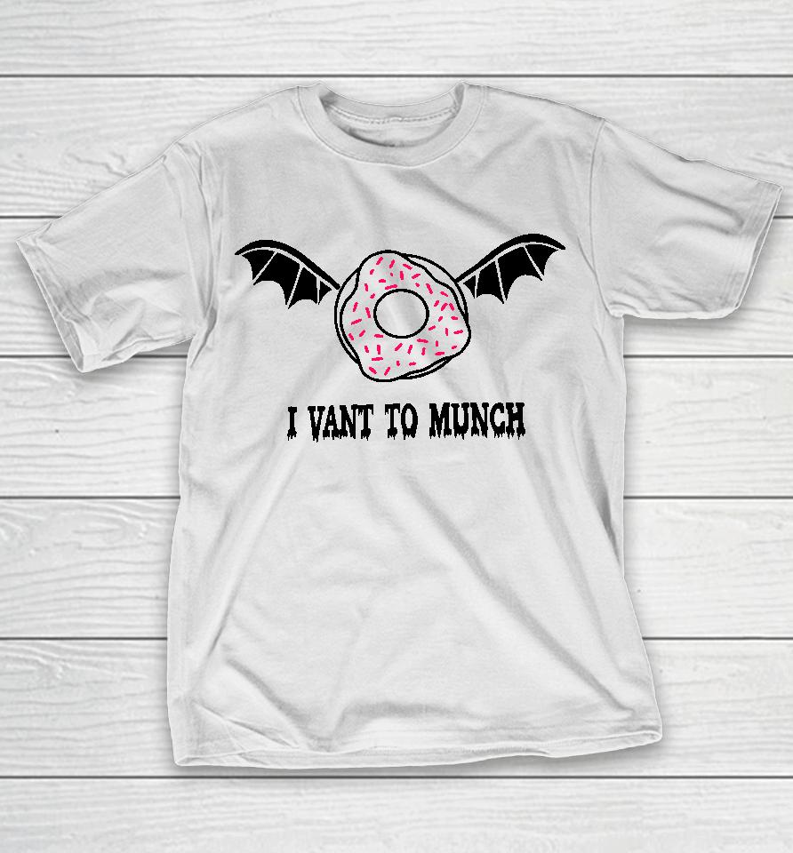 Count Donut I Want To Munch T-Shirt