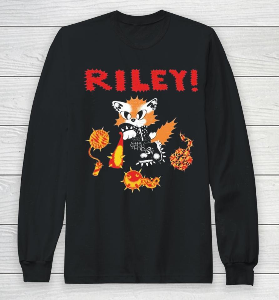 Counterintuitiverecords Riley Punk Cat Long Sleeve T-Shirt