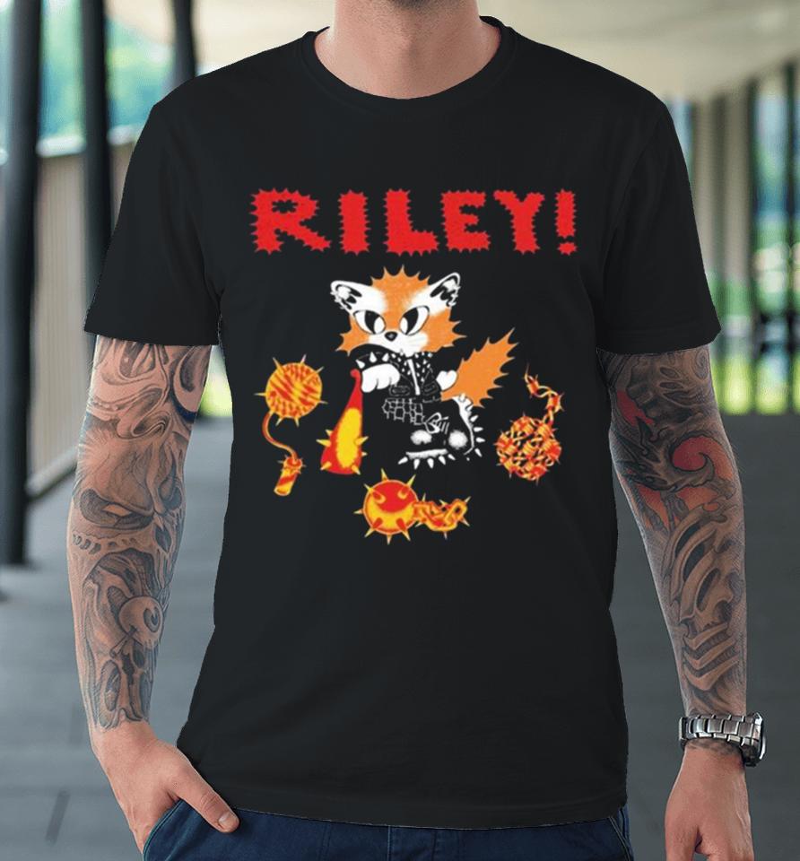 Counterintuitiverecords Riley Punk Cat Premium T-Shirt