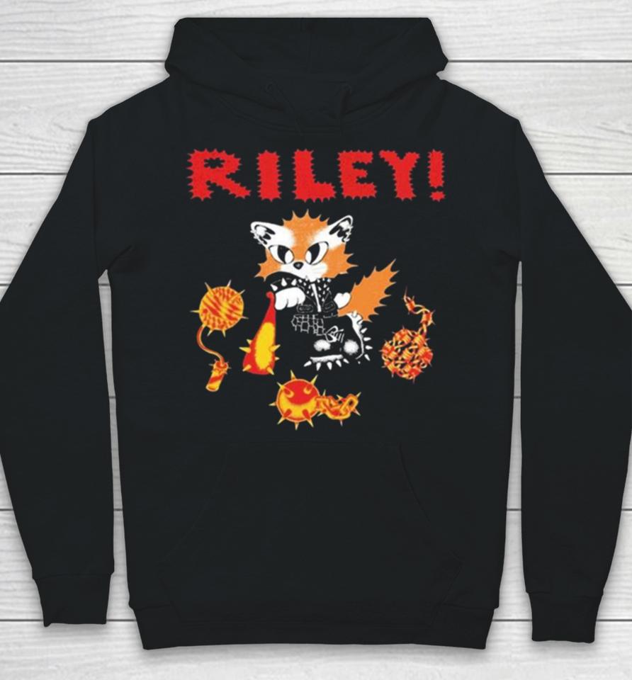 Counterintuitiverecords Riley Punk Cat Hoodie