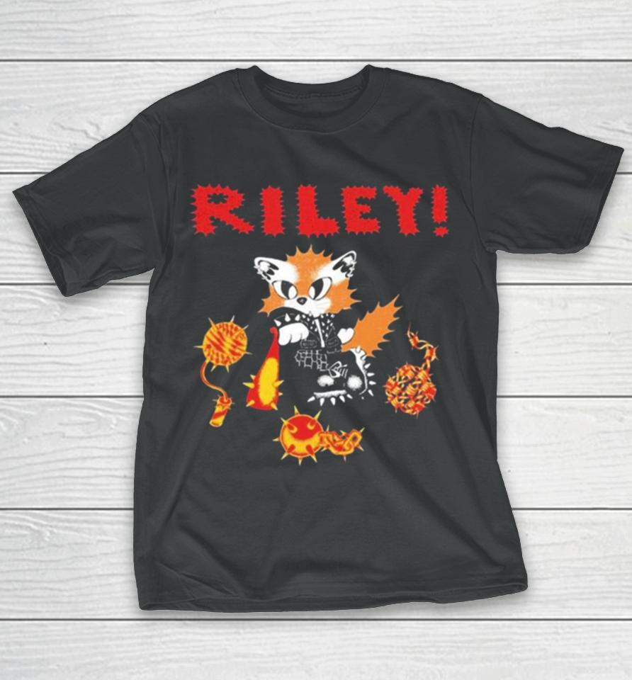 Counterintuitiverecords Riley Punk Cat T-Shirt