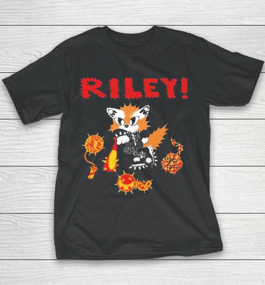 Counterintuitiverecords Riley Punk Cat Youth T-Shirt