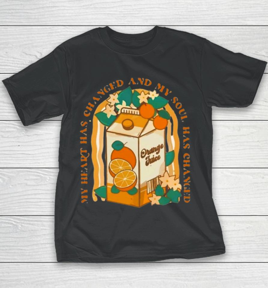 Country Music Noah Kahan Orange Juice Youth T-Shirt