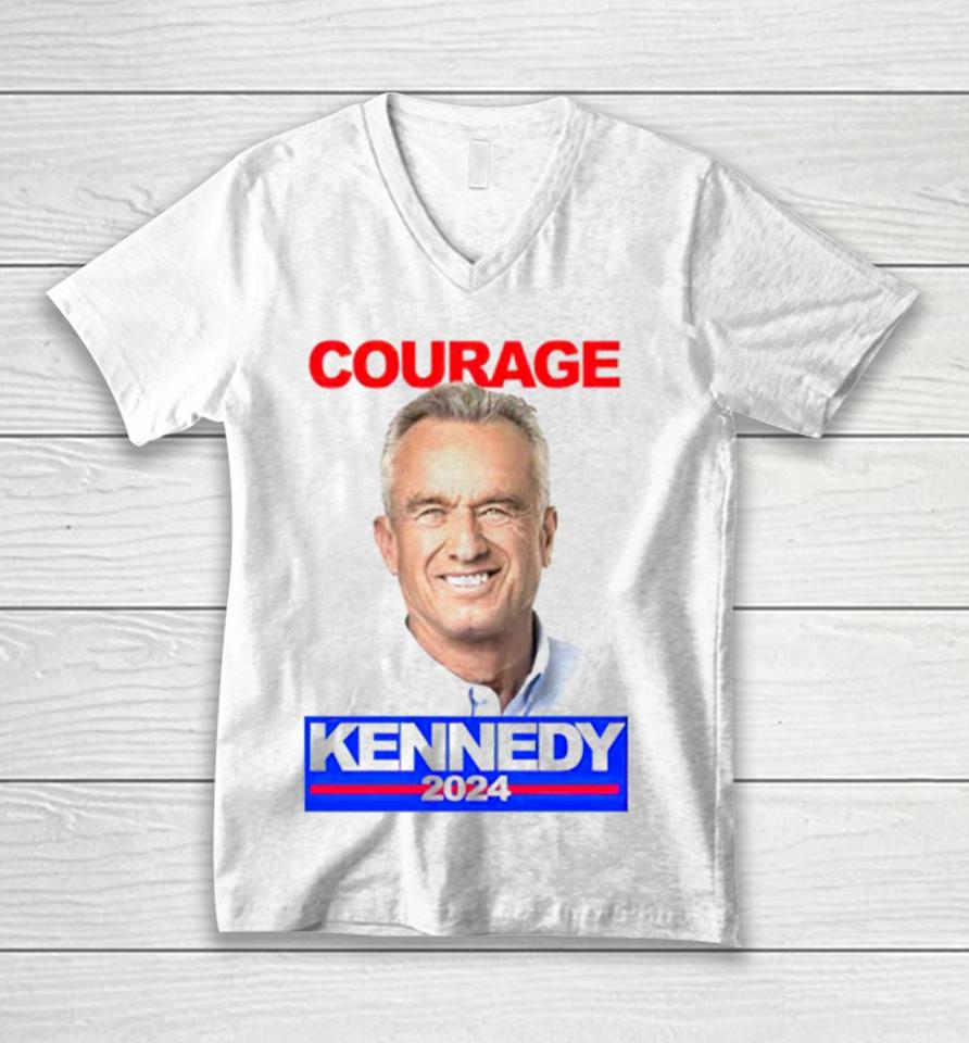 Courage Kennedy 2024 Unisex V-Neck T-Shirt