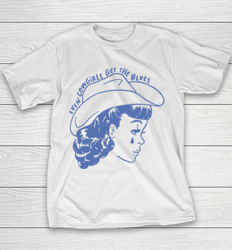 Courtney Collier Even Cowgirls Get The Blues Youth T-Shirt