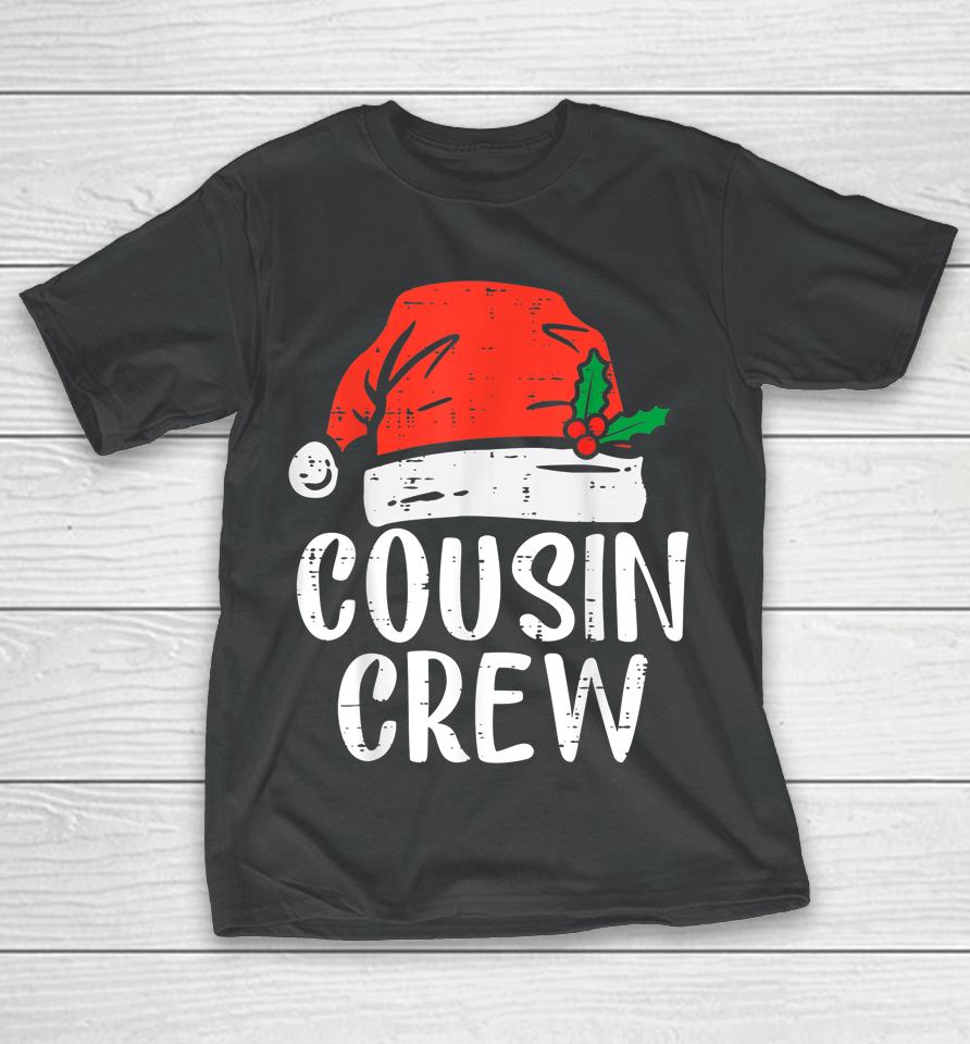 Cousin Crew Christmas Squad Santa 2022 Xmas Pajama T-Shirt