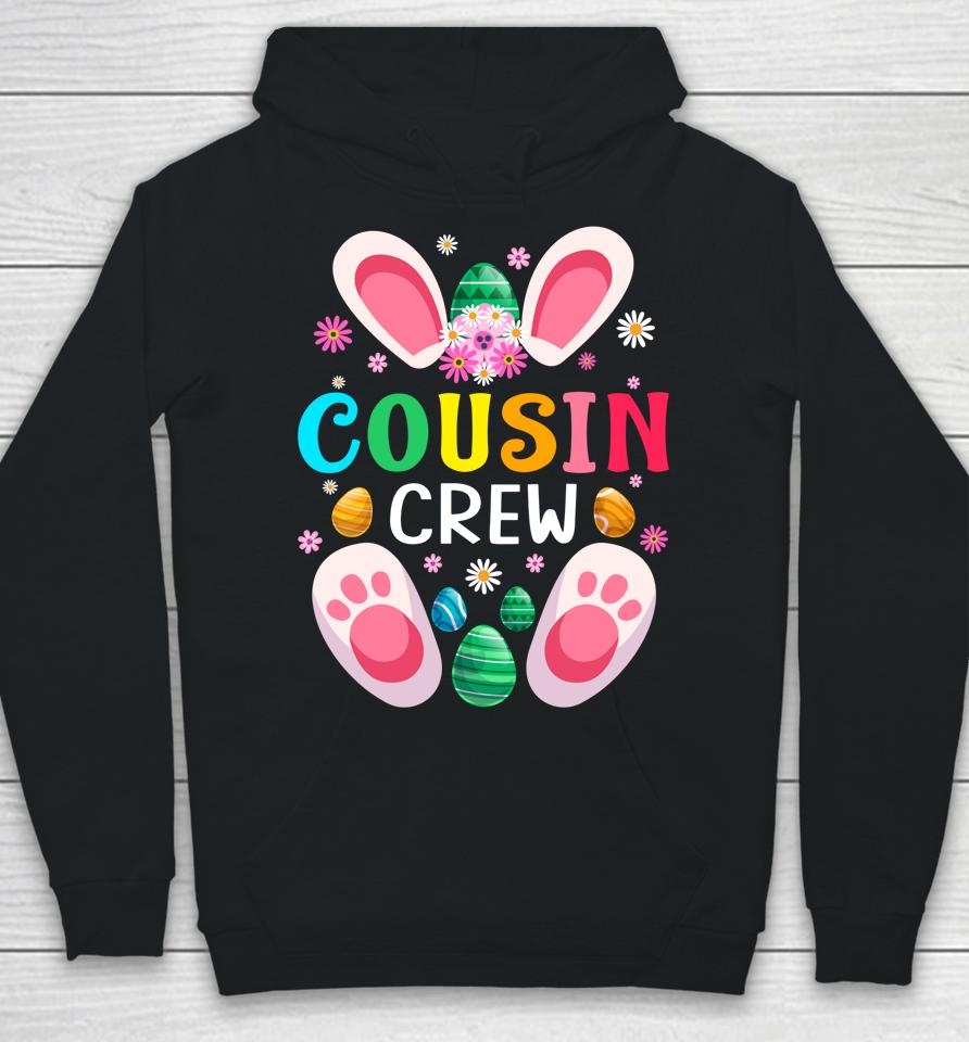 Cousin Crew Easter Bunny Family Matching Toddler Boys Girls Easter Hoodie