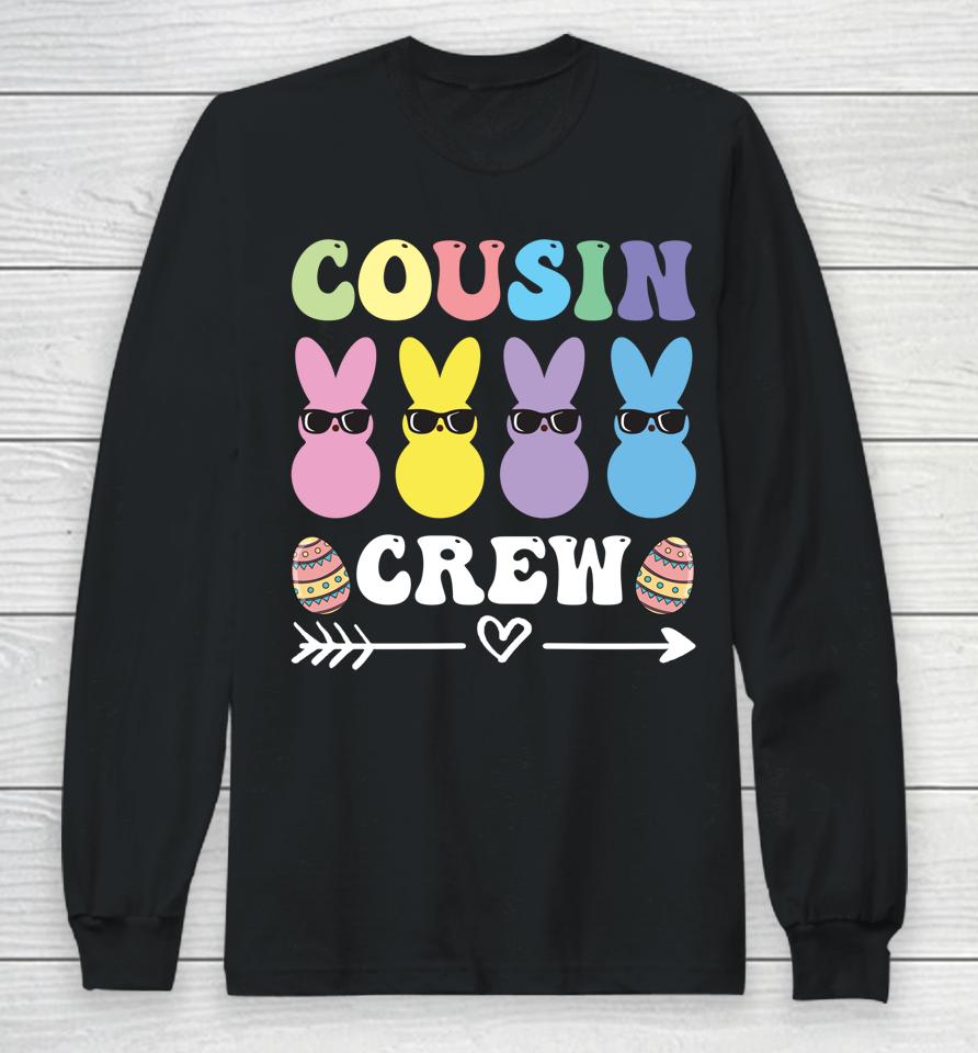 Cousin Crew Happy Easter Family Matching Bunnies Long Sleeve T-Shirt
