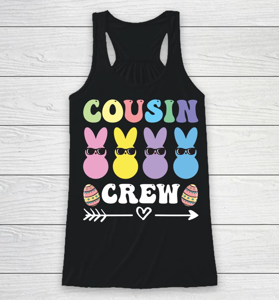 Cousin Crew Happy Easter Family Matching Bunnies Racerback Tank