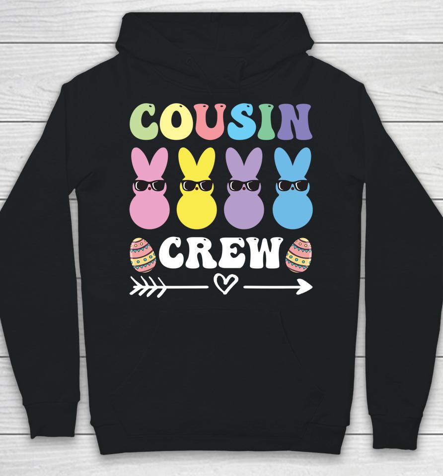 Cousin Crew Happy Easter Family Matching Bunnies Hoodie