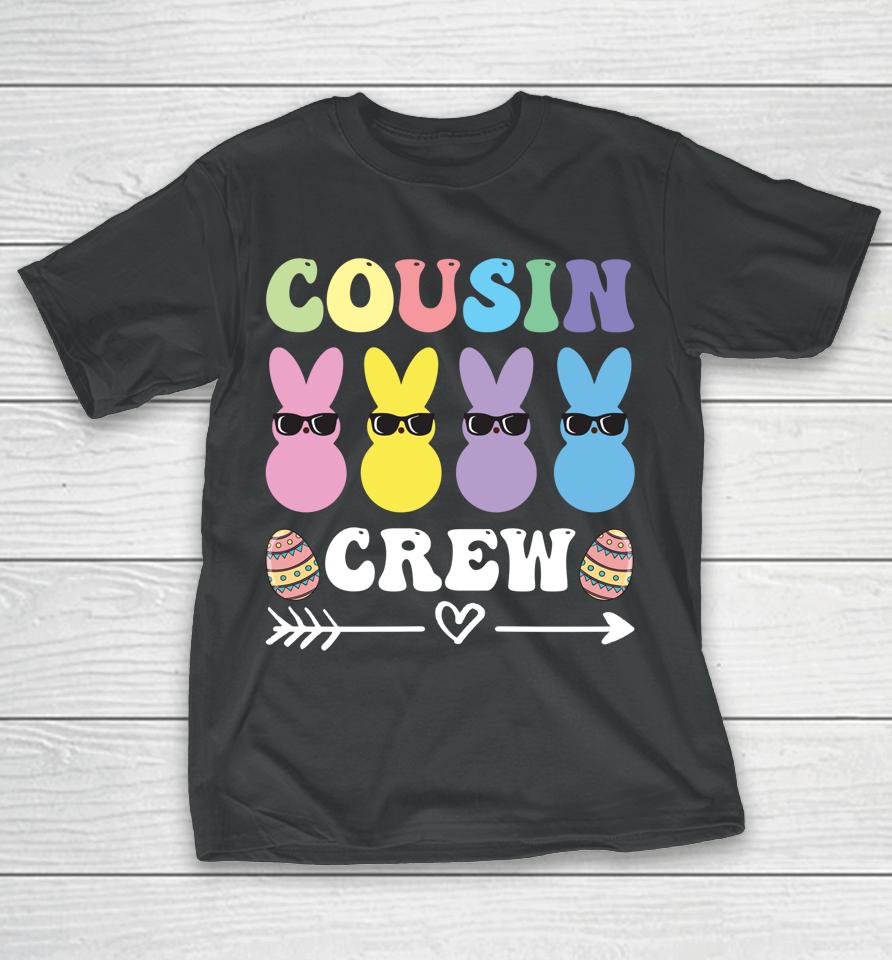 Cousin Crew Happy Easter Family Matching Bunnies T-Shirt