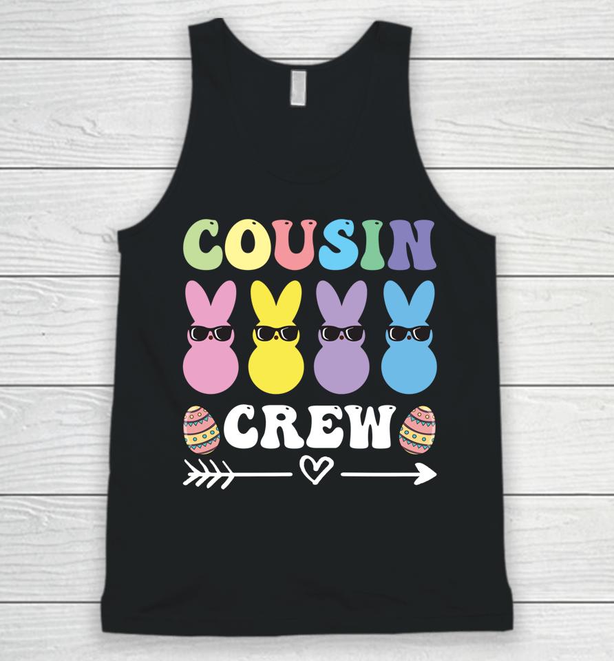 Cousin Crew Happy Easter Family Matching Bunnies Unisex Tank Top