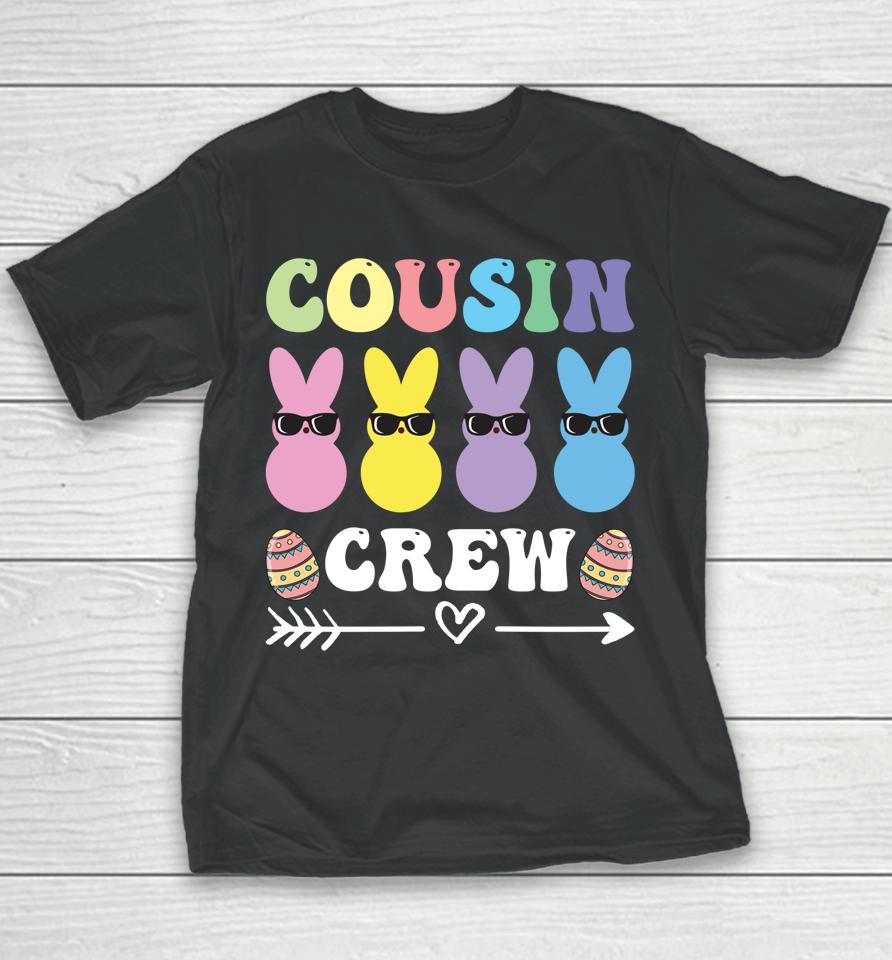 Cousin Crew Happy Easter Family Matching Bunnies Youth T-Shirt