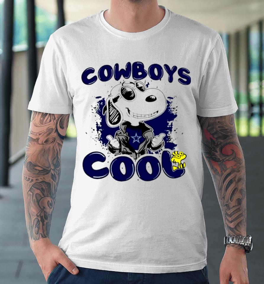 Cowboys Dallas Football Cool Snoopy Premium T-Shirt