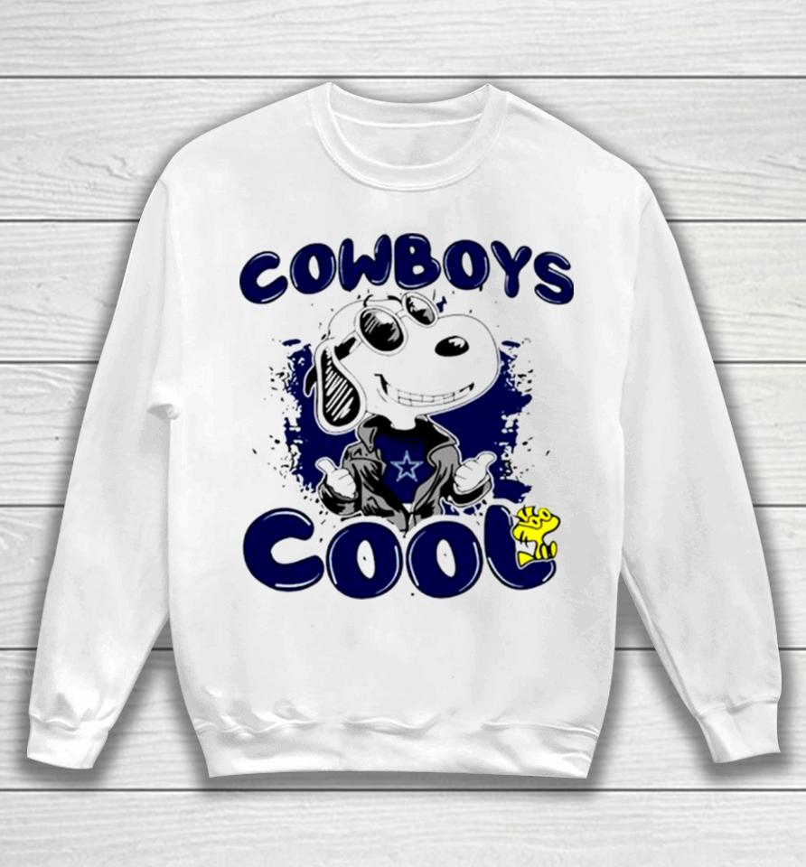 Cowboys Dallas Football Cool Snoopy Sweatshirt