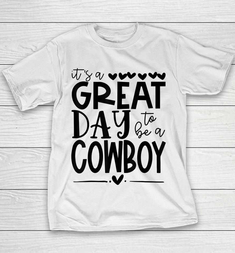 Cowboys School Sports Fan Team Spirit Mascot Gift Great Day Youth T-Shirt