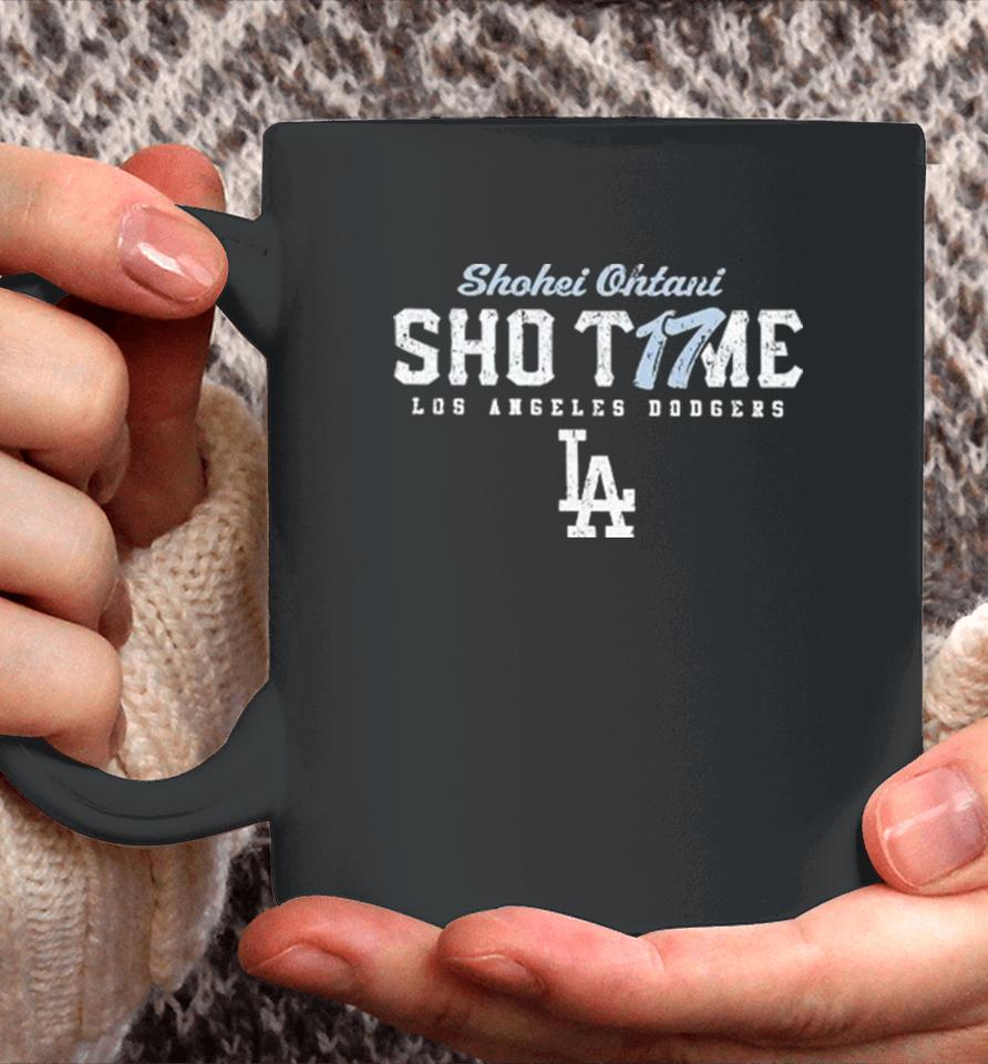 Crack Shohei Ohtani Sho Time 17 Los Angeles Dodgers Player Coffee Mug