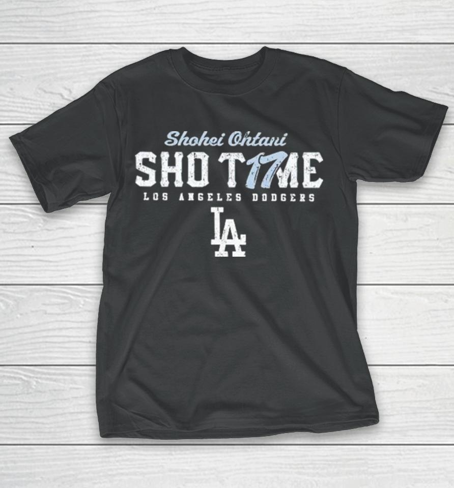 Crack Shohei Ohtani Sho Time 17 Los Angeles Dodgers Player T-Shirt
