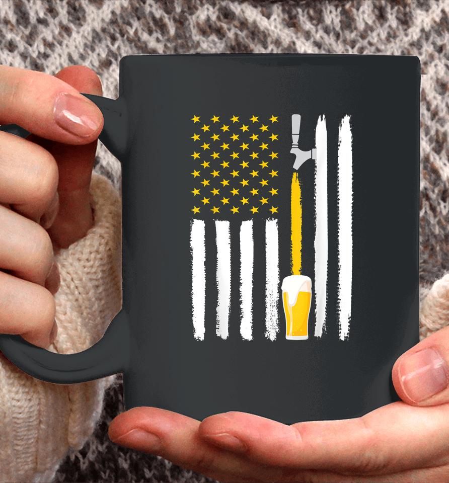 Craft Beer 4Th July American Flag Coffee Mug