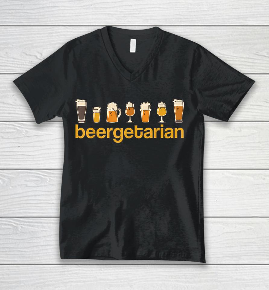 Craft Beer Beergetarian Unisex V-Neck T-Shirt
