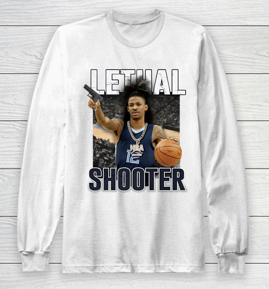 Crappy Worldwide Lethal Shooter Long Sleeve T-Shirt